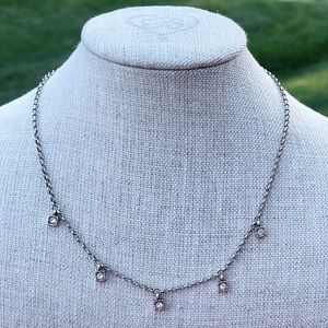 Brighton meridian delicate silver necklace